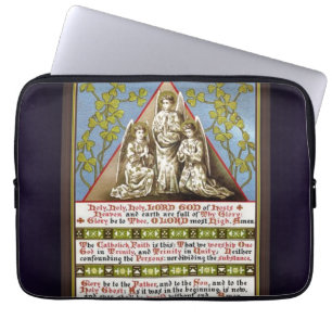 Drie-eenheid in eenheid laptop sleeve