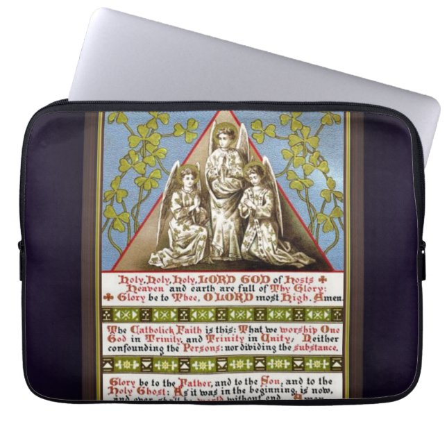 Drie-eenheid in eenheid laptop sleeve (Voorkant)