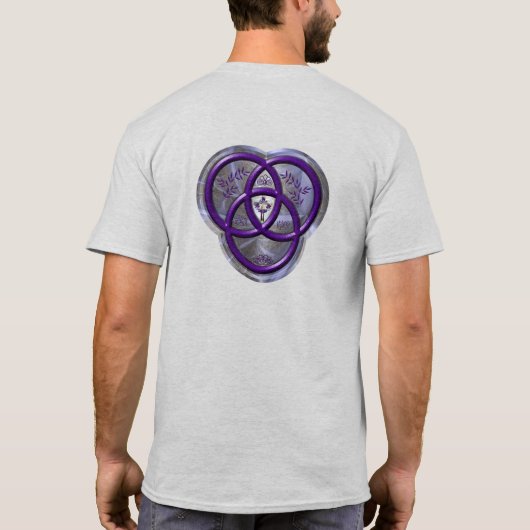 Drie-eenheid ringen  t-shirt (Achterkant)