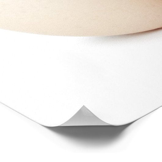 Drie eieren geïsoleerd op een witte achtergrond poster (Hoek)