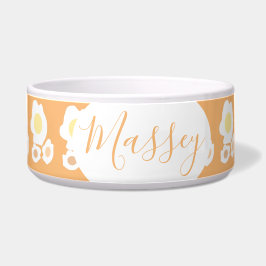 Drie Eieren Patroon Naam Huisdier Voerbakje