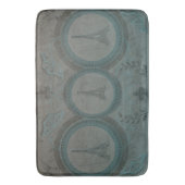 Drie Eiffel Towers Bath Mat (Voorkant Verticaal)