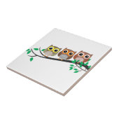 Drie Eigenaars op een schattige tekening van de Bo Tegeltje (Zijkant)