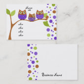 Drie Eigenaars Visitekaartje (Voorkant / Achterkant)