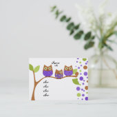 Drie Eigenaars Visitekaartje (Staand voorkant)