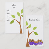 Drie Eigenaars Visitekaartje (Voorkant / Achterkant)