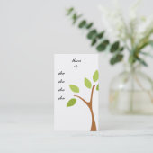 Drie Eigenaars Visitekaartje (Staand voorkant)