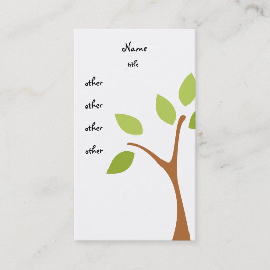 Drie Eigenaars Visitekaartje (Voorkant)