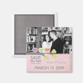 Drie Eigenaars Weddenschap sparen de Datum Magnet  (Voorkant / Achterkant)