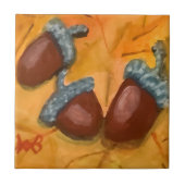 Drie eikels tegeltje (Voorkant)