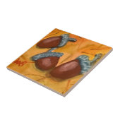 Drie eikels tegeltje (Zijkant)