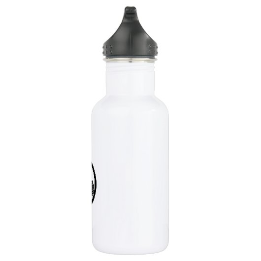 Drie eikenbladeren(1) in de cirkel waterfles  (Rechts)