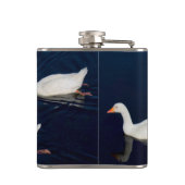 Drie Emden Geese Heupfles (Achterkant)