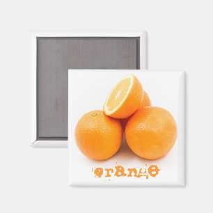 Drie en een halve sinaasappel magneet
