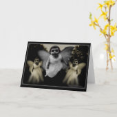 Drie Engelen Kaart (Gele Bloem)