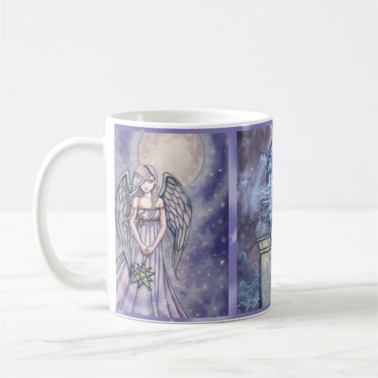 Drie Engelen Kerstmug van Molly Harrison Koffiemok (Links)