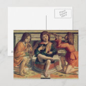 Drie engelmuzikanten briefkaart (Voorkant / Achterkant)