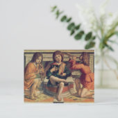 Drie engelmuzikanten briefkaart (Staand voorkant)