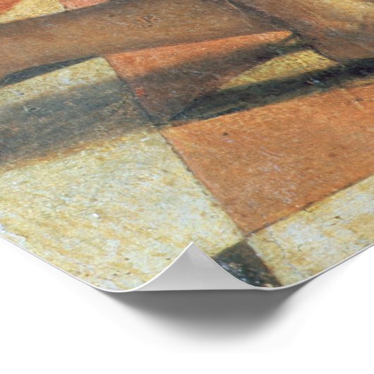 Drie engelmuzikanten poster (Hoek)