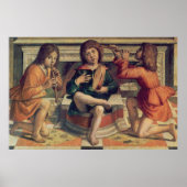 Drie engelmuzikanten poster (Voorkant)