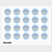 Drie Engelse setters Ronde Sticker (Vel)