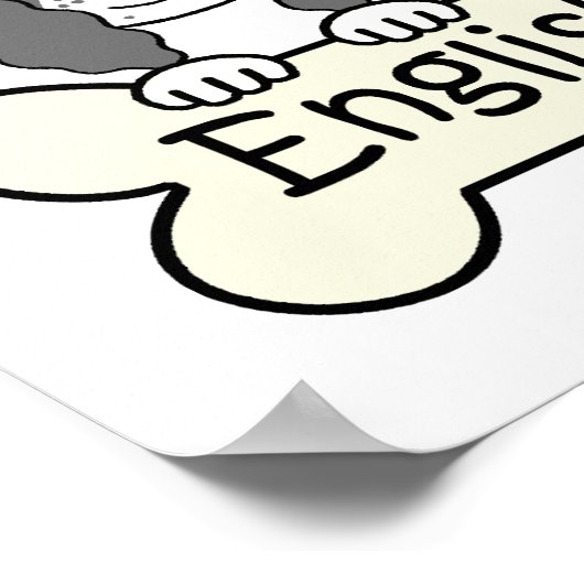 Drie Engelse Springer Spaniels Poster (Hoek)