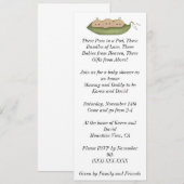 Drie erwten in een peul kaart (Voorkant / Achterkant)