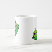 Drie erwten in een peul koffiemok (Center)