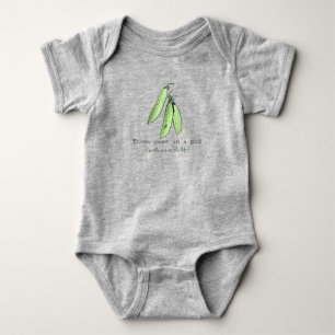 Drie erwten in een pod-Baby-pak Romper