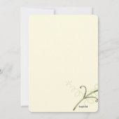 Drie erwten in een pod Baby shower Kaart (Achterkant)