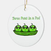 Drie erwten in Pod Triplet Ornament Shower Gift (Links)