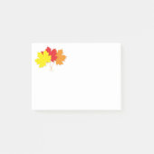 Drie esdoornbladeren post-it® notes (Voorkant)