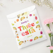 Drie Esta Fiesta Taco Dinsdag 3e Verjaardagsfeest Bedankzakje (Gezegeld)