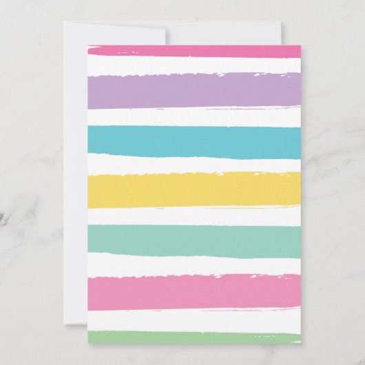 Drie-Esta Mexicaanse Fiesta 3e verjaardagsfeestje Kaart (Achterkant)