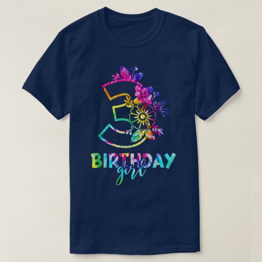 Drie Ever Awesome Ik ben 3 jaar oud Verjaardag T-shirt (Design voorkant)