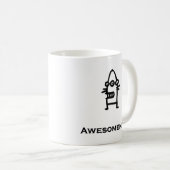 Drie Eye Bot Awesomeness Koffiemok (Voorkant rechts)