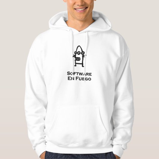 Drie Eye Bot Software En Fuego Hoodie (Voorkant)