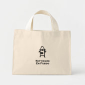 Drie Eye Bot Software En Fuego Mini Tote Bag (Voorkant)