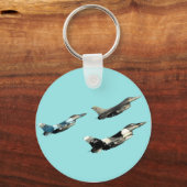 Drie F16s Sleutelhanger (Voorkant)
