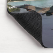 Drie F-16-strijders tegen valken vliegen in format Muismat (Hoek)