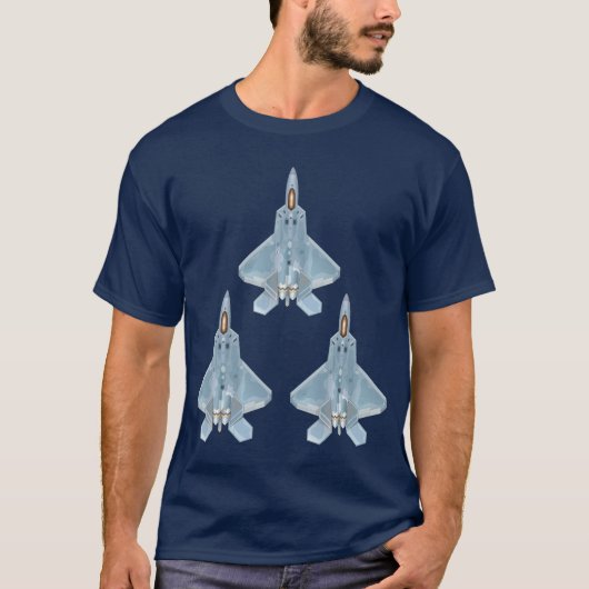 Drie F-22-verkrachters T-shirt (Voorkant)