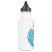 DRIE (F) blauwe TREINSWEAT Waterfles (Links)