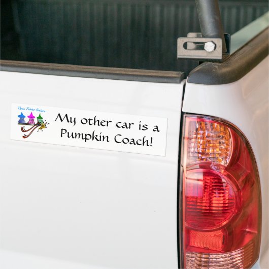 Drie Fairies-Bumpersticker Bumpersticker (Op Truck)