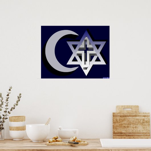 Drie Faiths Print (Keuken)