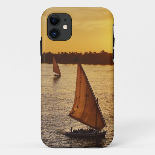 Drie falukas met toeristen op de Nijl bij Case-Mate iPhone Case (Achterkant)