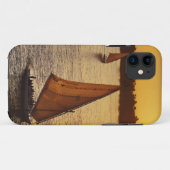 Drie falukas met toeristen op de Nijl bij Case-Mate iPhone Case (Achterkant (horizontaal))
