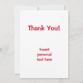 Drie Fancy Catrinas Bedankkaart (Achterkant)