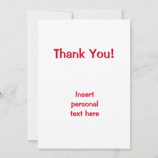 Drie Fancy Catrinas Bedankkaart (Achterkant)