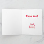 Drie Fancy Catrinas Hartelijk dank Bedankkaart (Binnen)