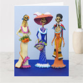 Drie Fancy Catrinas Hartelijk dank Bedankkaart (Voorkant)